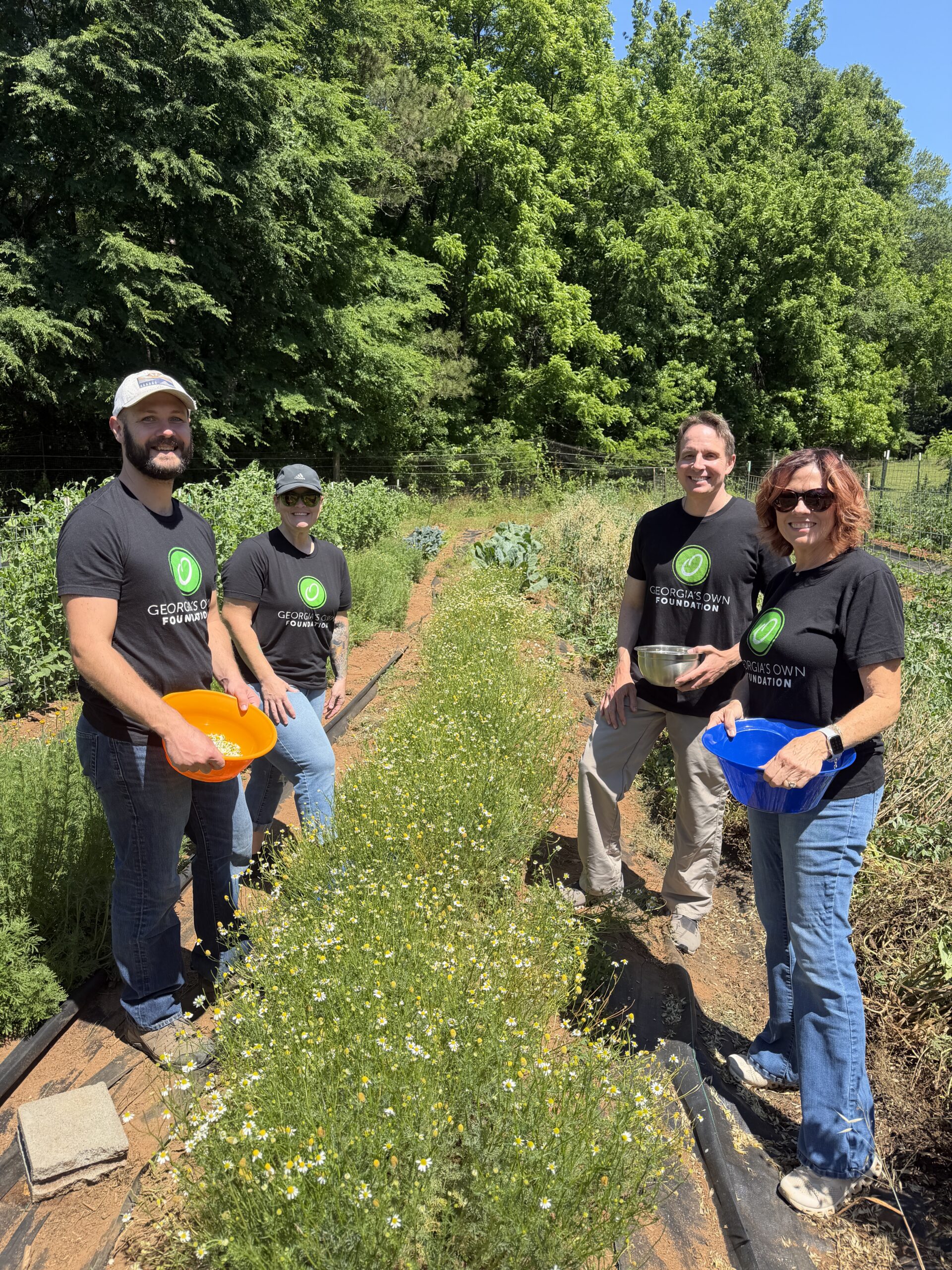 Volunteers at Camp Twin Lakes
